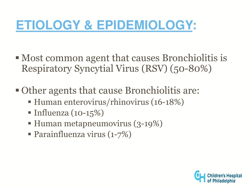 etiology epidemiology