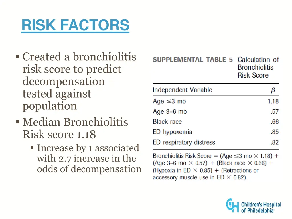 risk factors 3