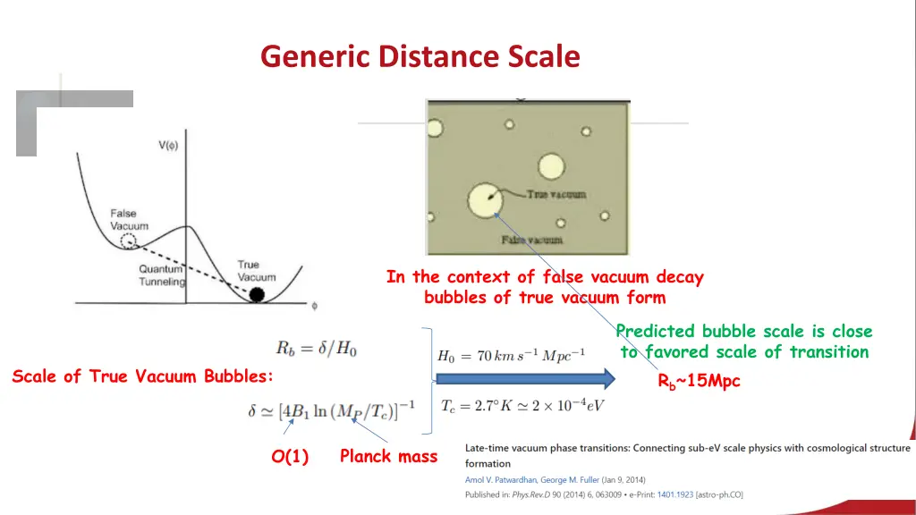 generic distance scale