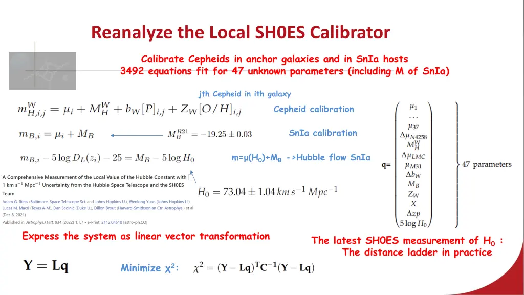 reanalyze the local sh0es calibrator