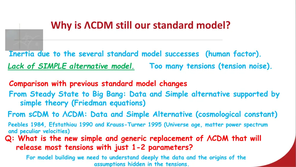 why is cdm still our standard model