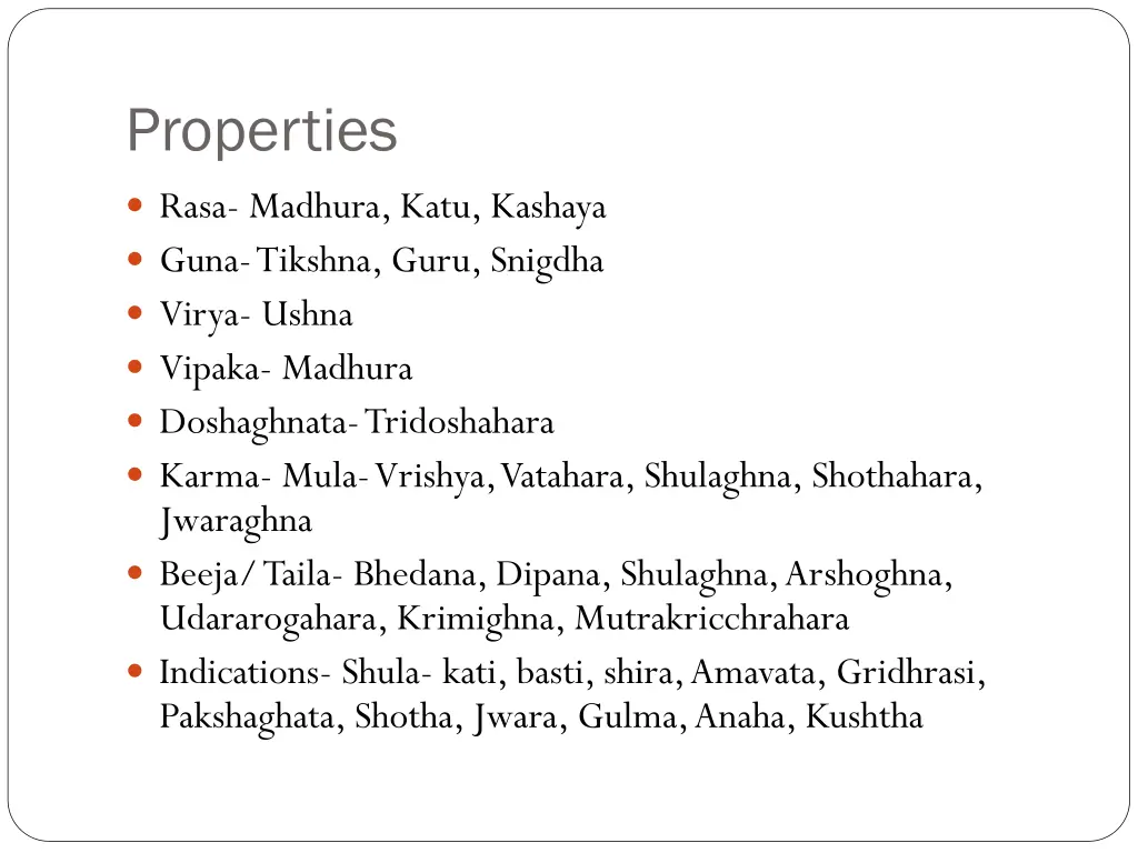 properties 1