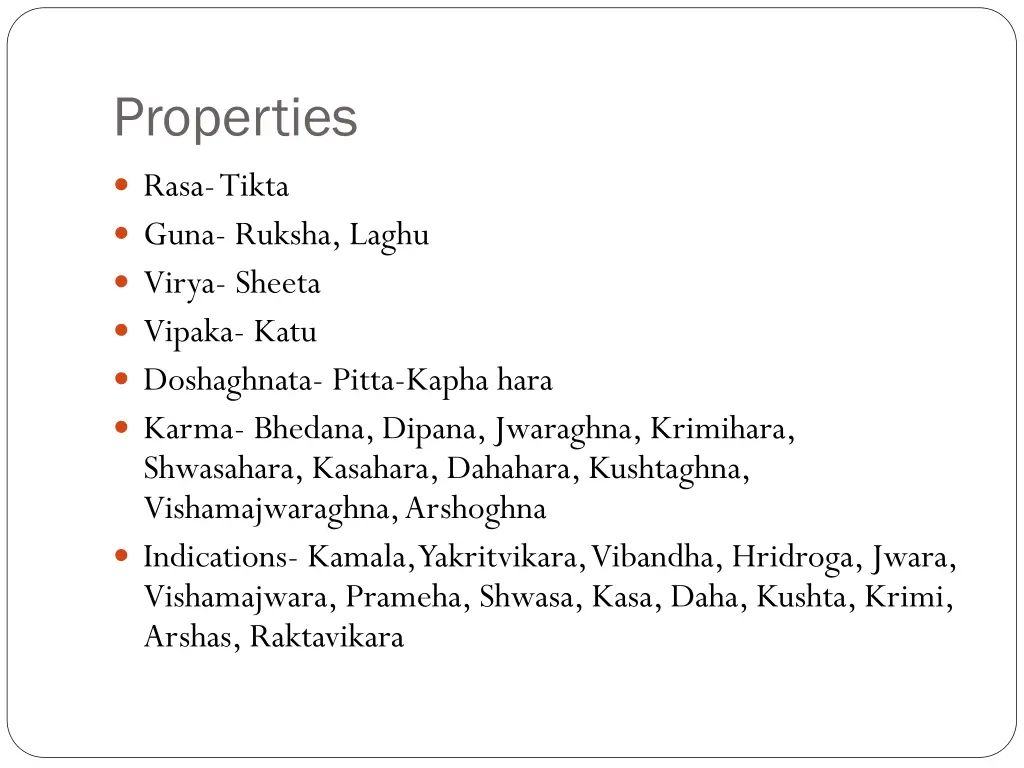 properties