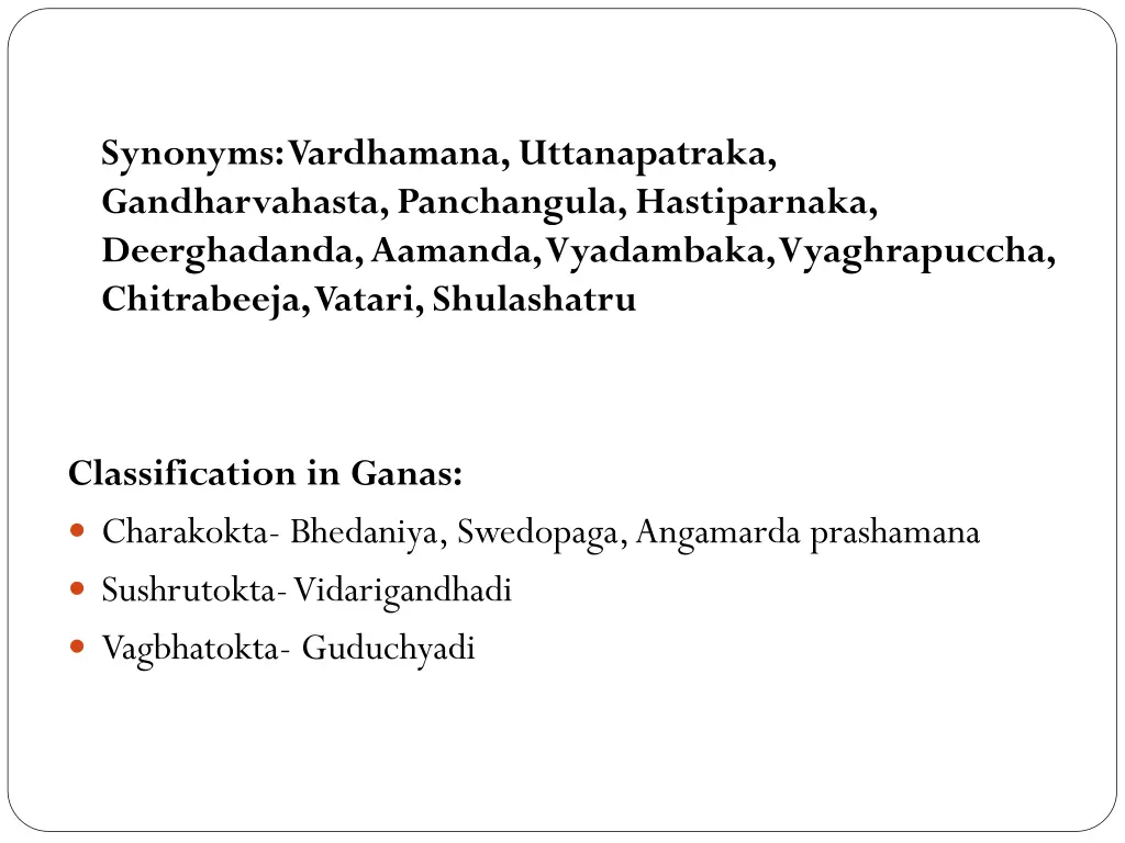 synonyms vardhamana uttanapatraka gandharvahasta