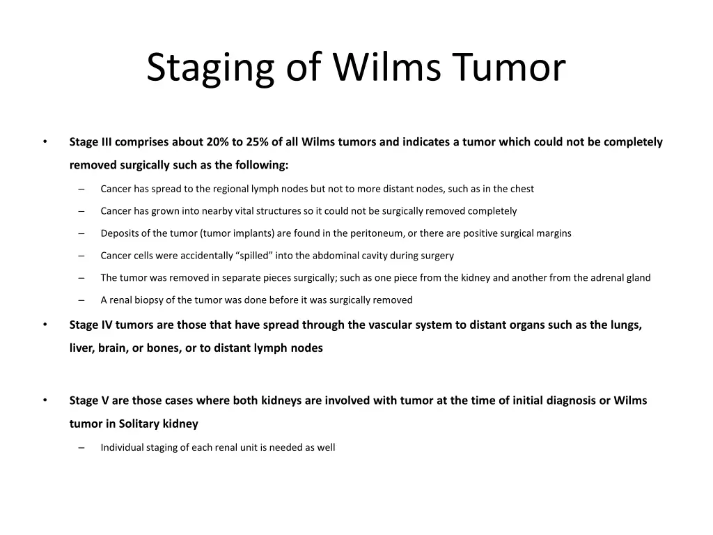staging of wilms tumor 1