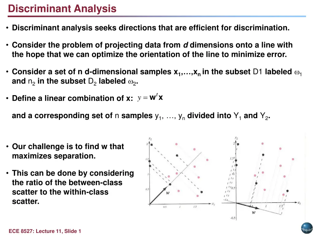 discriminant analysis