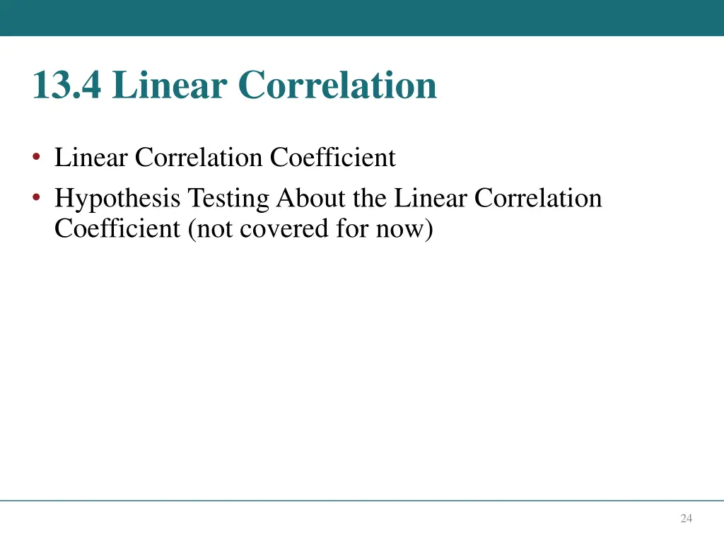 13 4 linear correlation