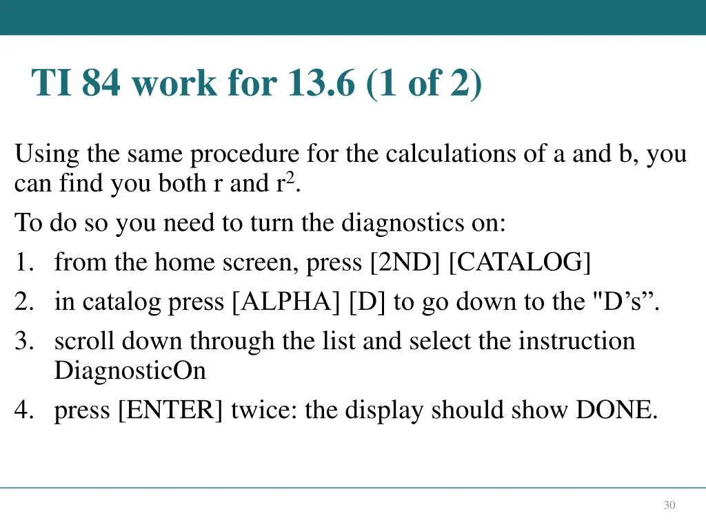 ti 84 work for 13 6 1 of 2