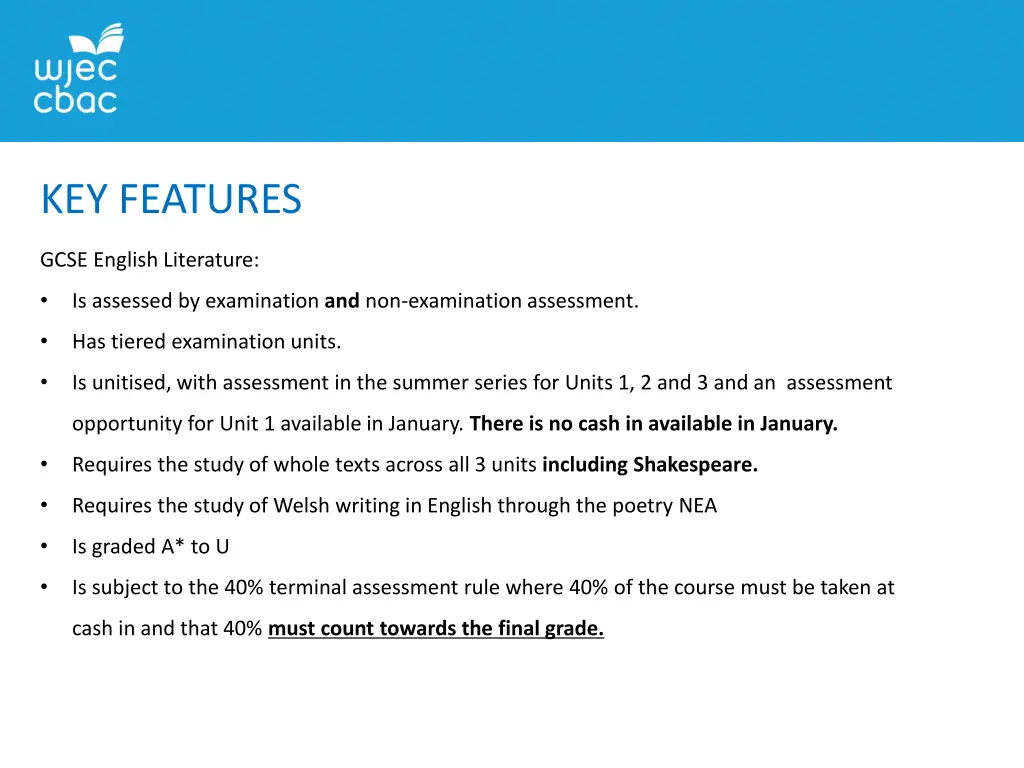 key features