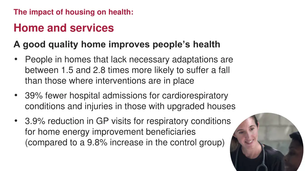 the impact of housing on health
