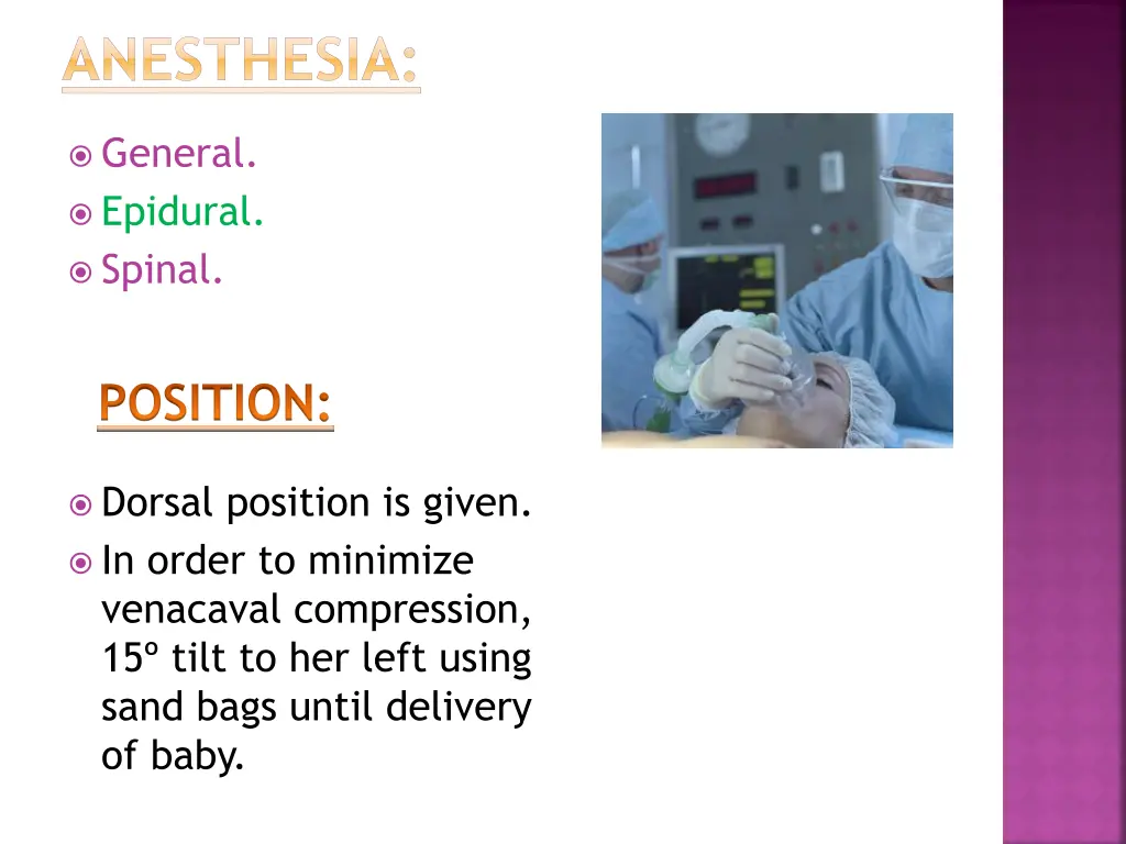 anesthesia