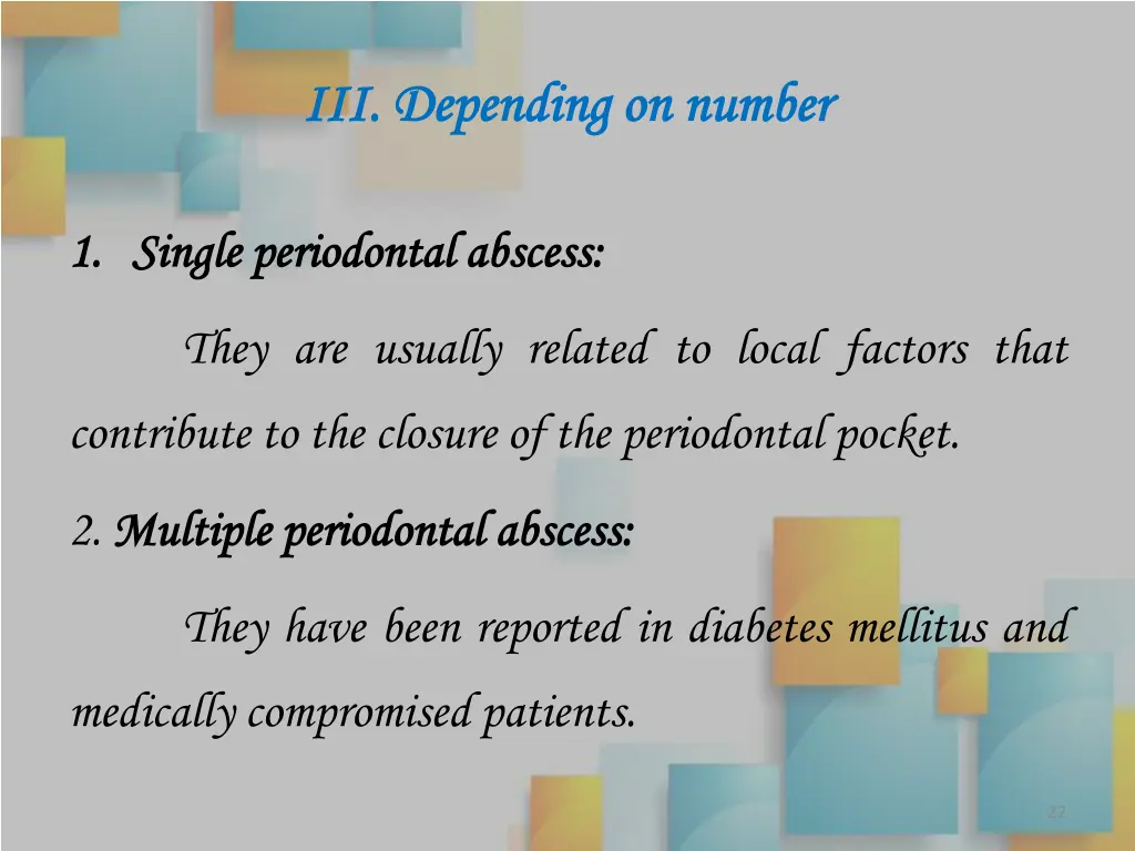 iii depending on number iii depending on number