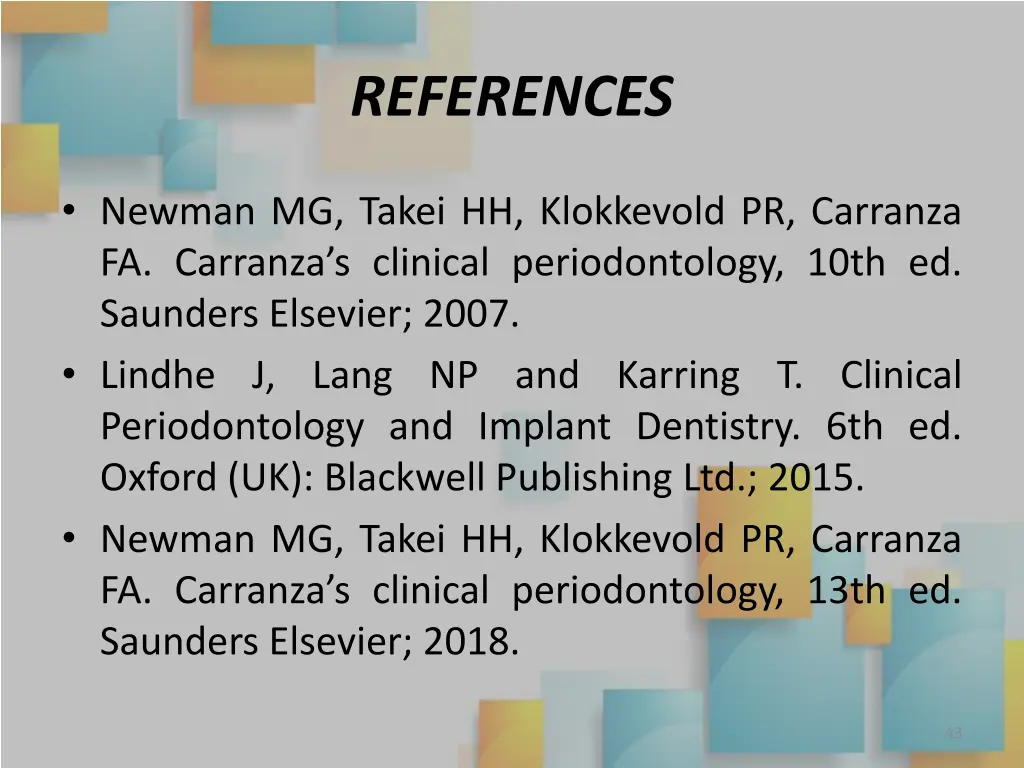references