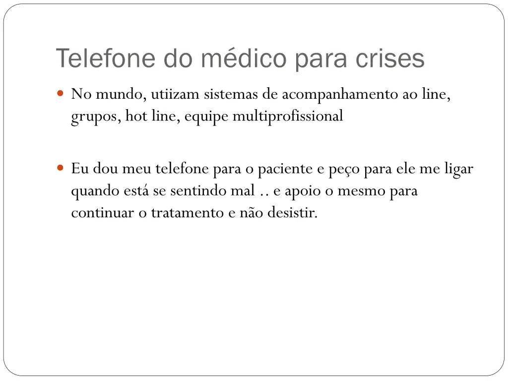 telefone do m dico para crises