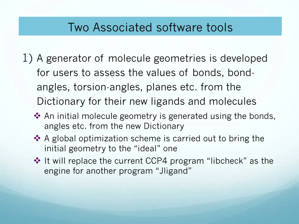 two associated software tools