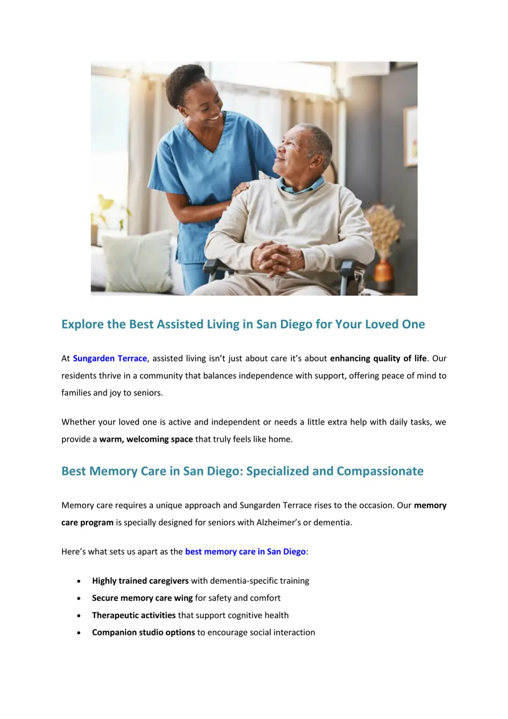 explore the best assisted living in san diego