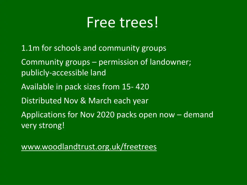 free trees