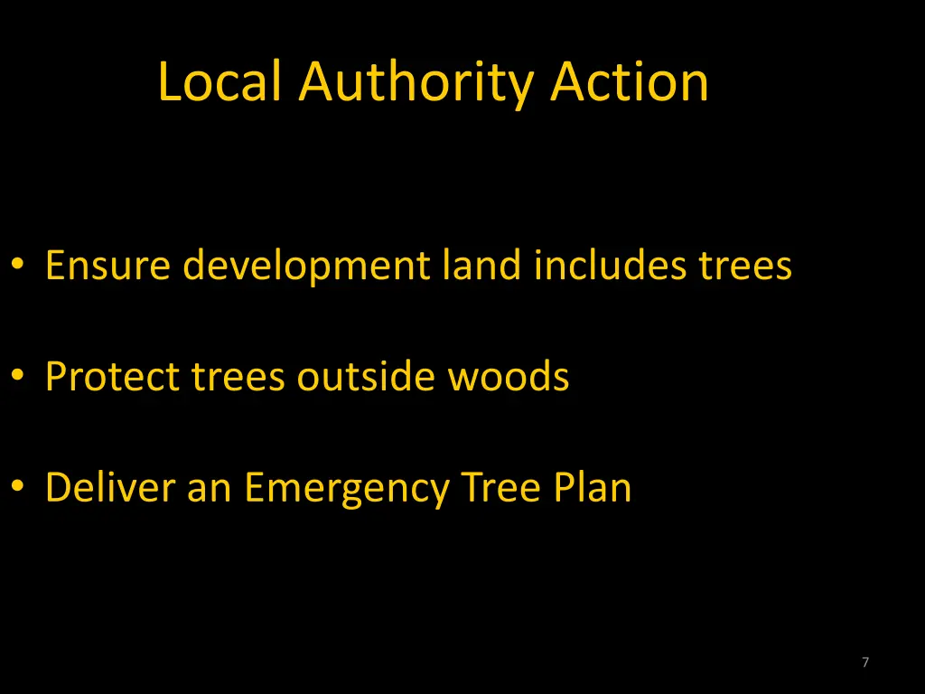 local authority action