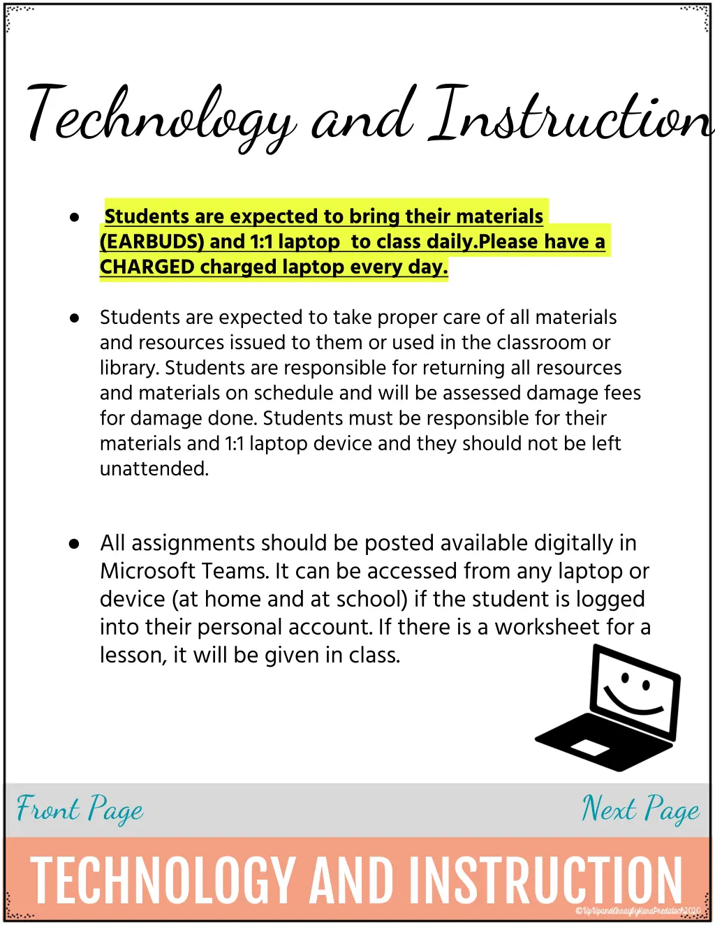 technology and instruction