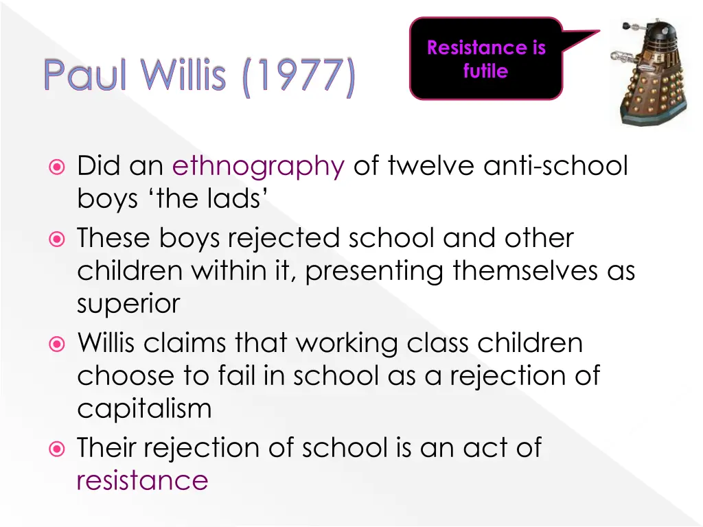 resistance is futile