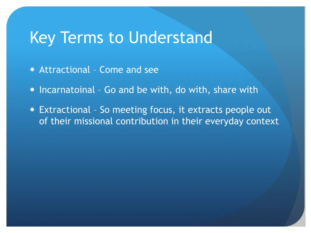 key terms to understand