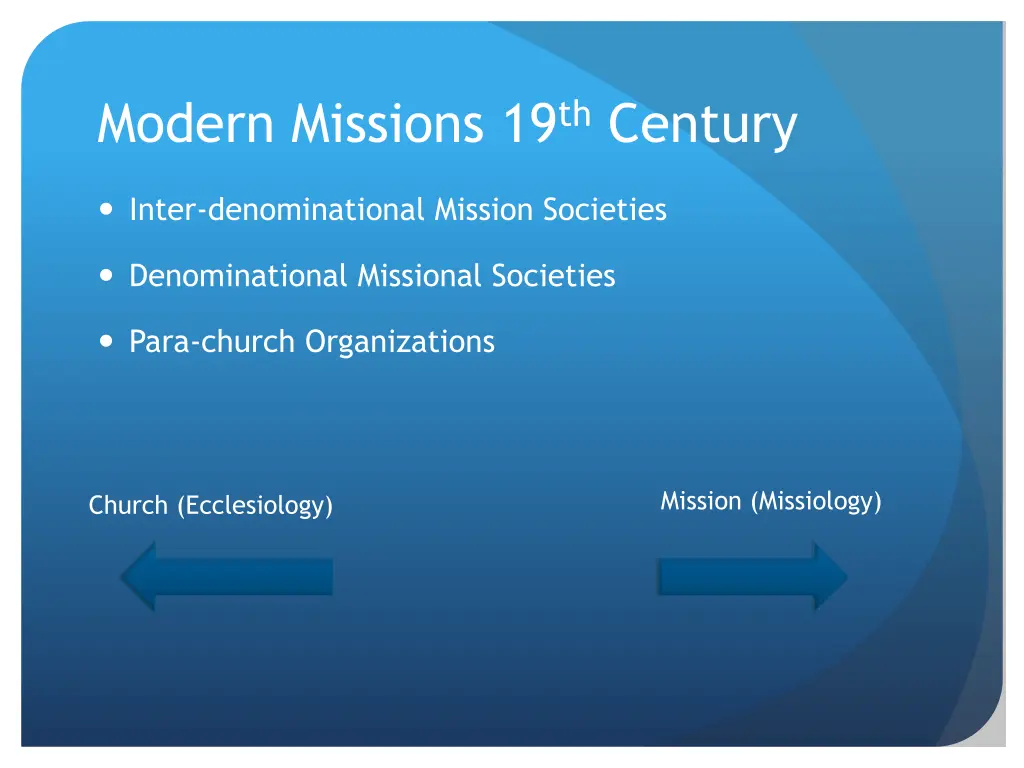 modern missions 19 th century