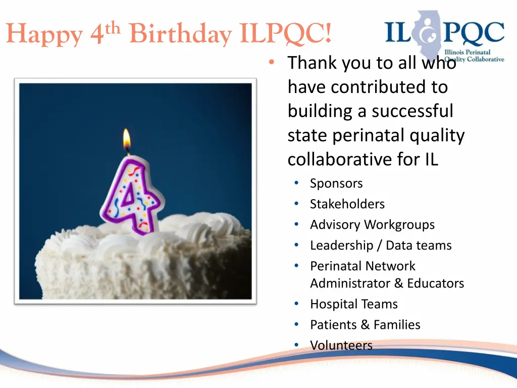 happy 4 th birthday ilpqc