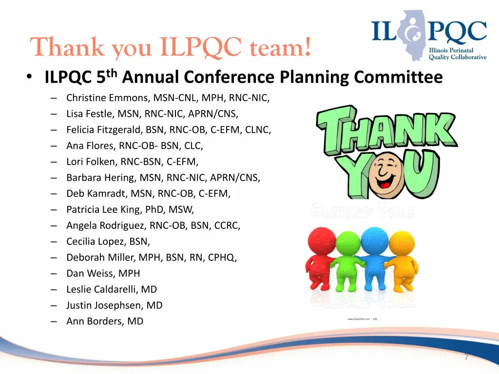thank you ilpqc team ilpqc 5 th annual conference