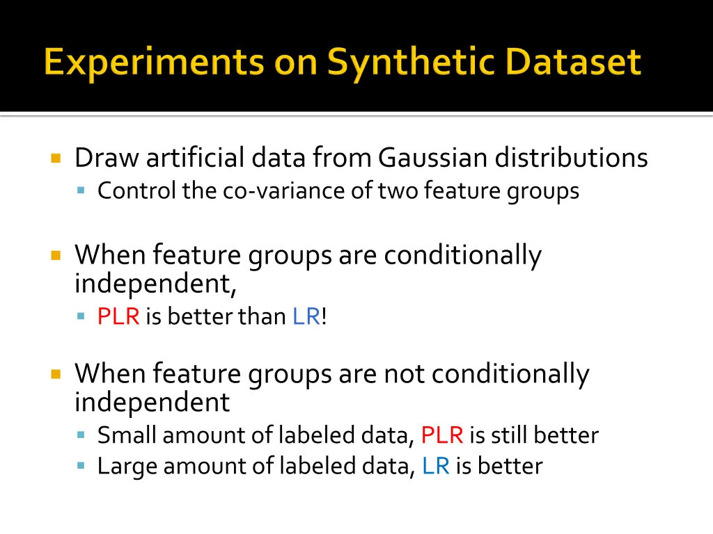 draw artificial data from gaussian distributions