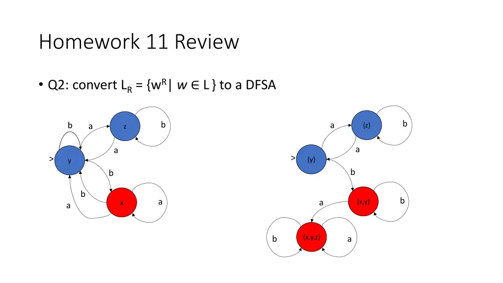 homework 11 review 1