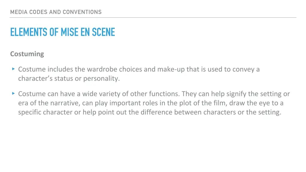 media codes and conventions 2