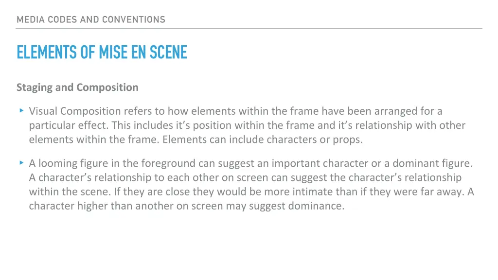 media codes and conventions 4