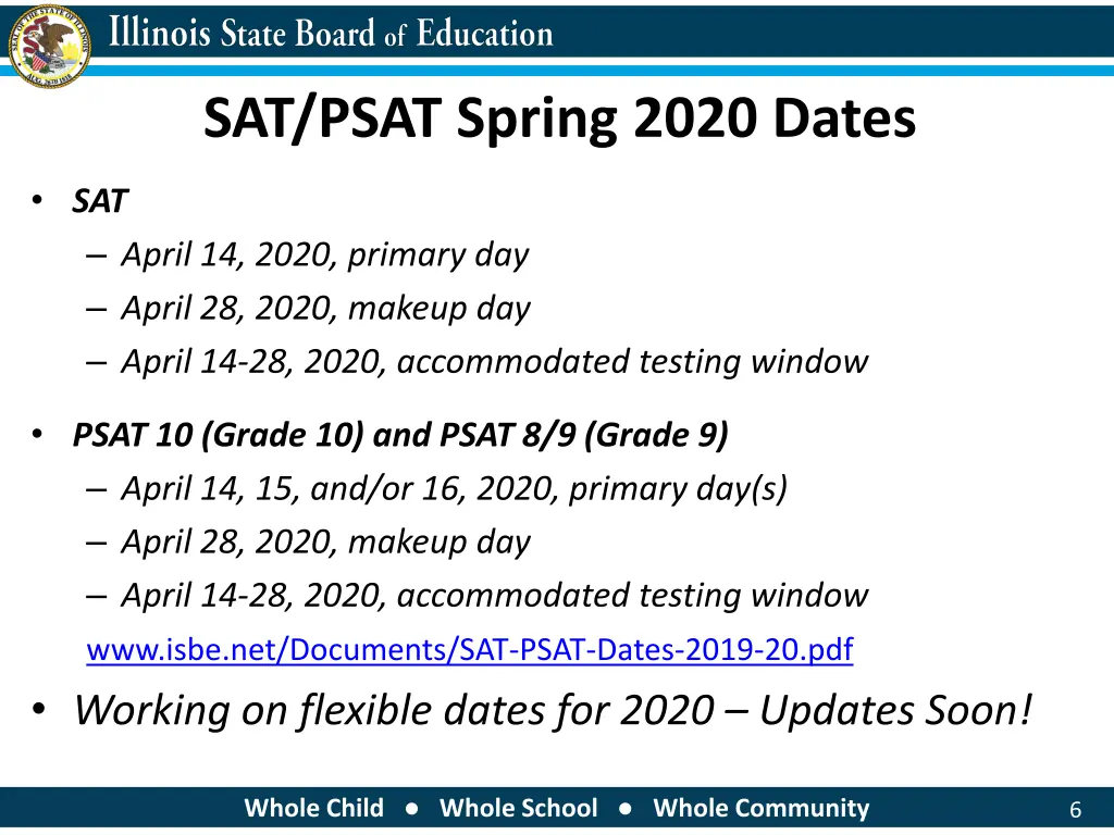 sat psat spring 2020 dates