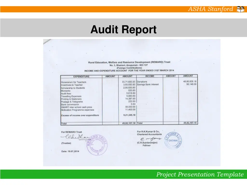 audit report 1