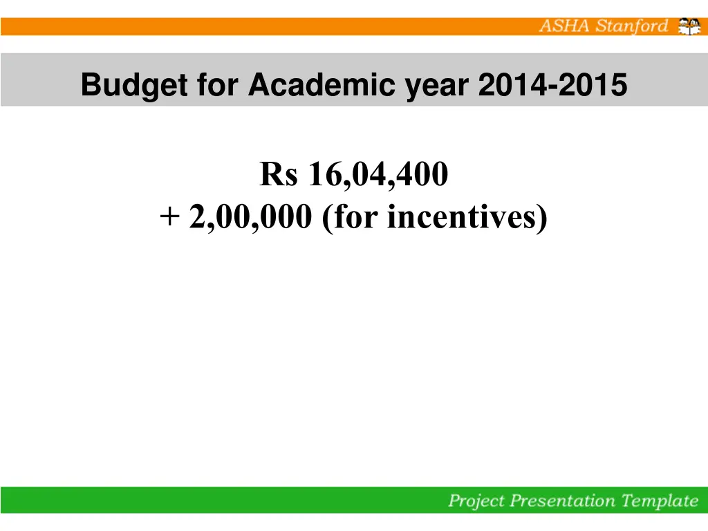 budget for academic year 2014 2015 1