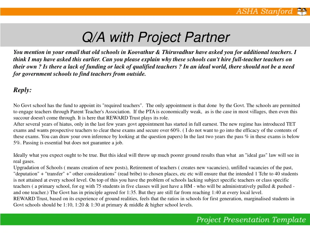 q a with project partner 3