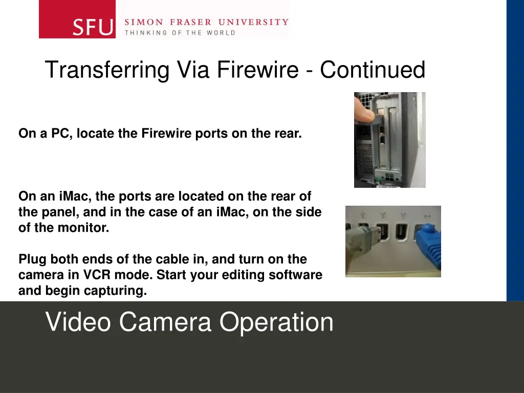 transferring via firewire continued 1