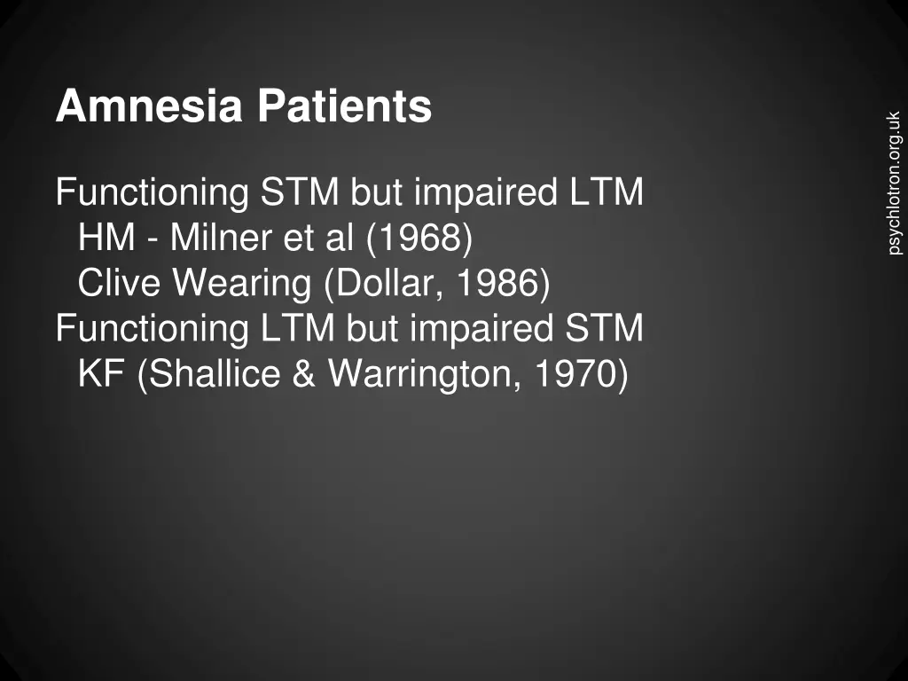 amnesia patients 1