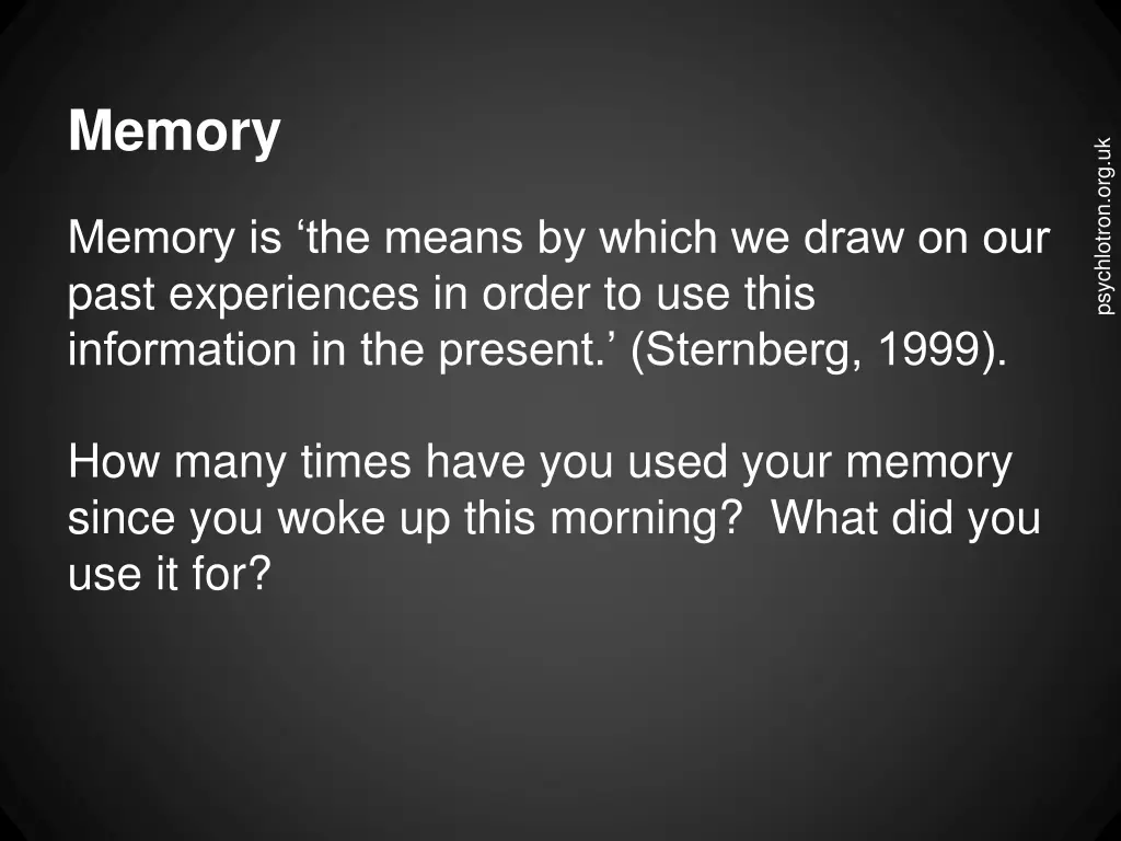 memory 1