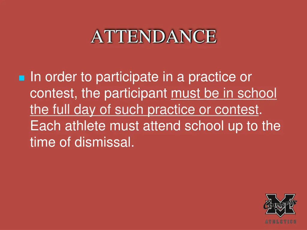 attendance
