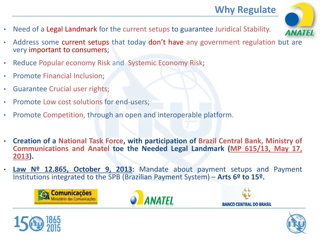 why regulate