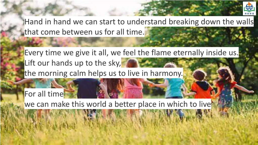 hand in hand we can start to understand breaking