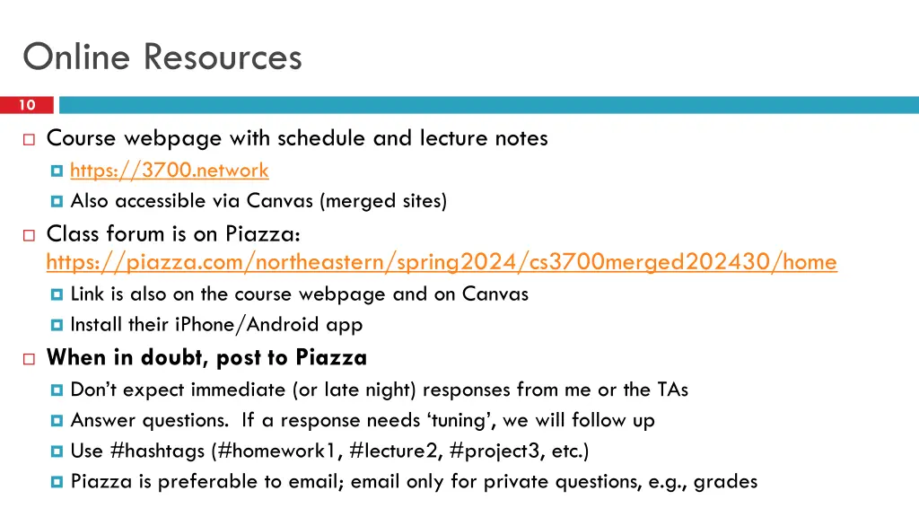online resources