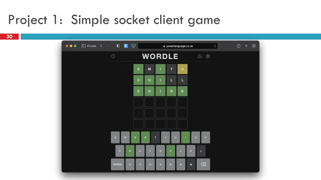 project 1 simple socket client game