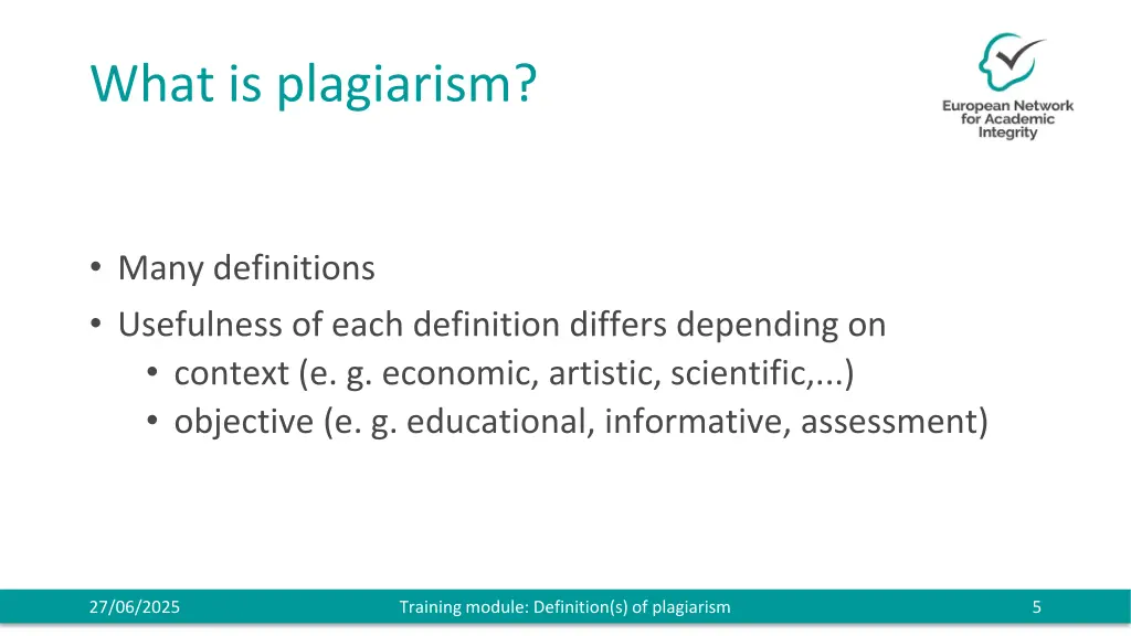 what is plagiarism