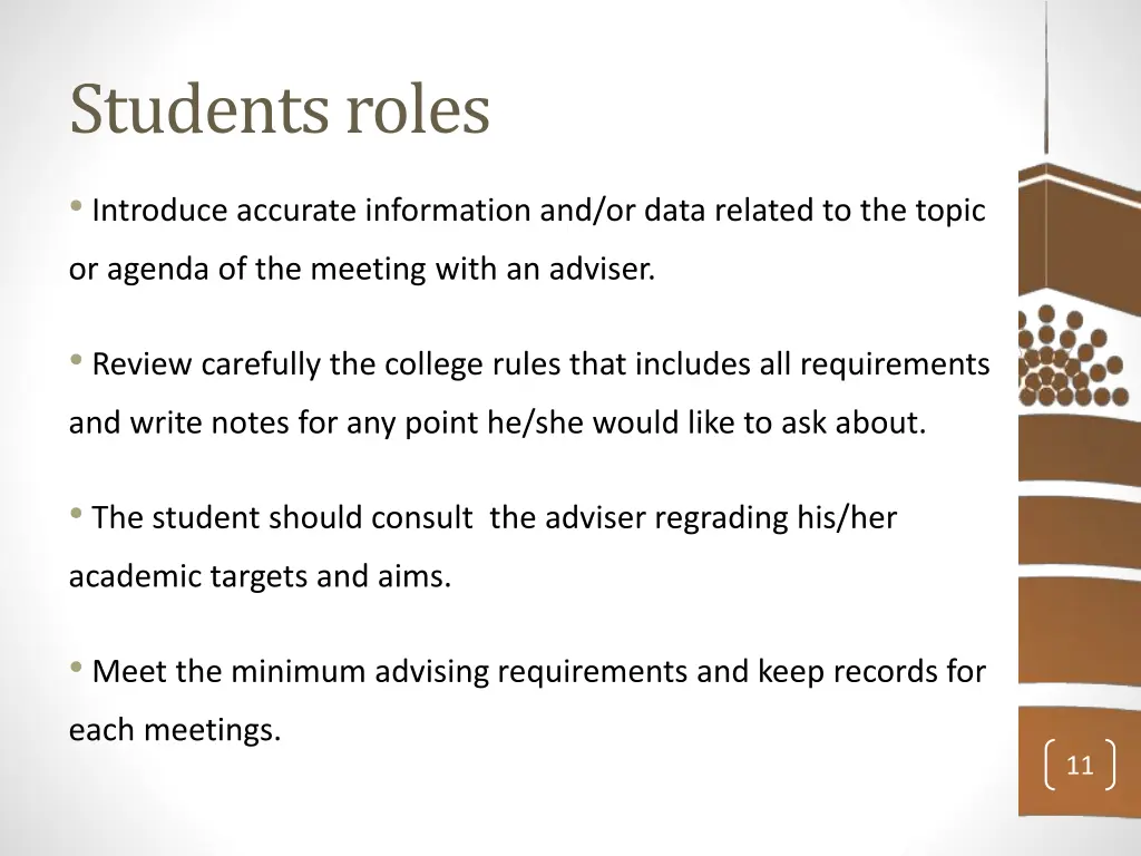 students roles 1