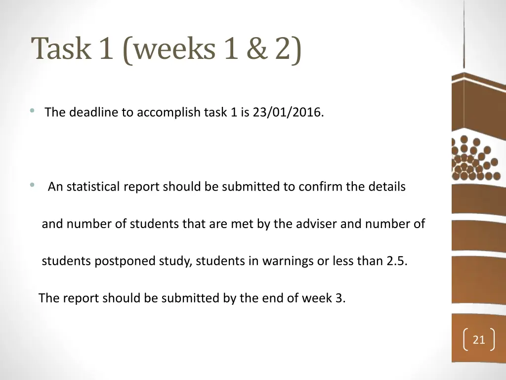 task 1 weeks 1 2 1