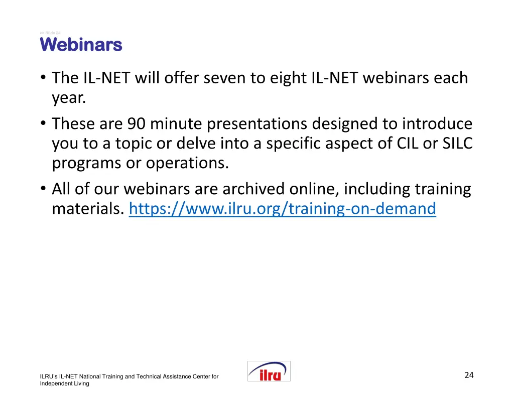 slide slide 24 webinars webinars