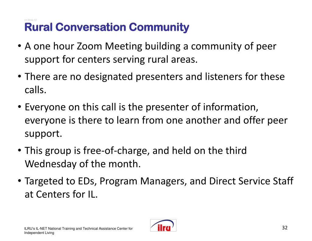 slide slide 32 rural conversation community rural