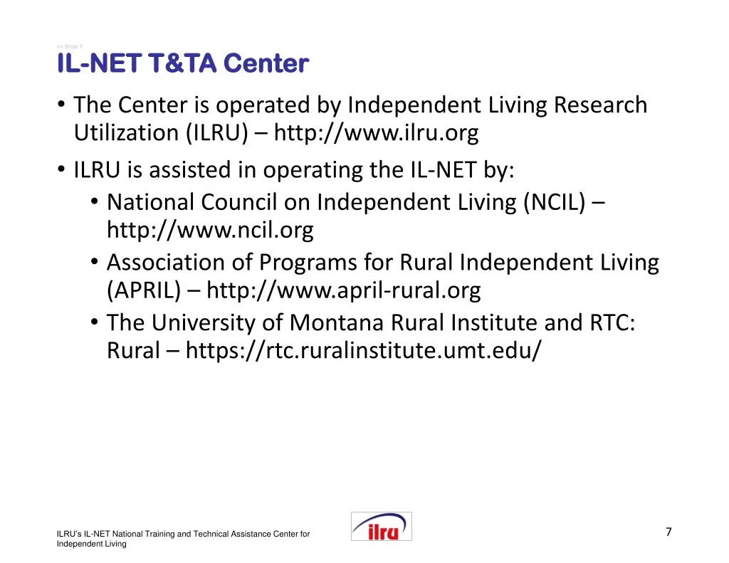 slide slide 7 7 il il net t ta center